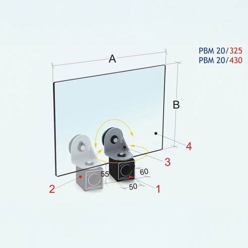 Ochranné kryty s magnetickou základnou, PBM 20/325