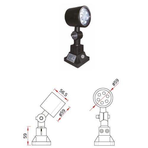 LED lampy s ohebným ramenem AC / DC 24V, PLS 07/S-24