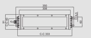 LED osvětlení v hliníkovém pouzdře AC/DC 24V, PLS 80 / 930 (IP69K)